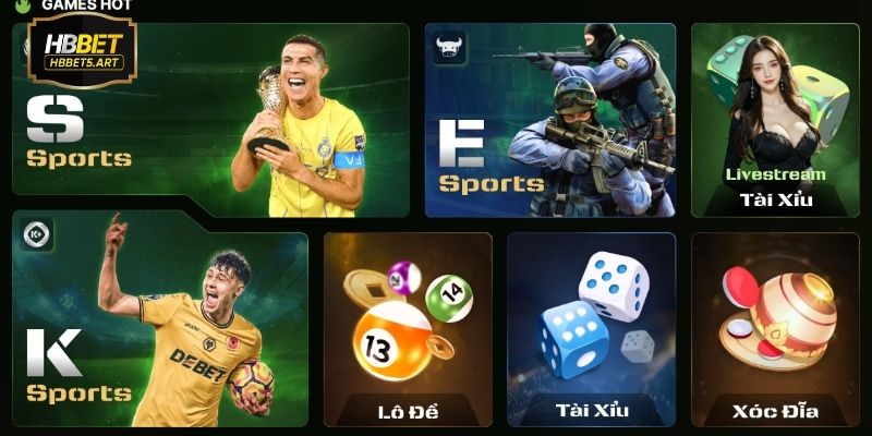 Các sảnh cược được tối ưu theo từng nhu cầu sử dụng