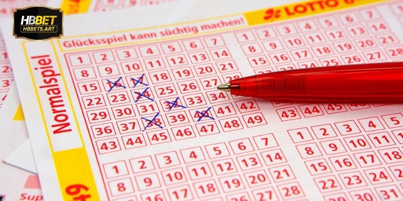 Giao diện lotto trúng thưởng hiển thị kết quả rõ ràng