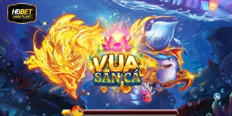 Giao diện game vua săn cá với hình ảnh sinh động